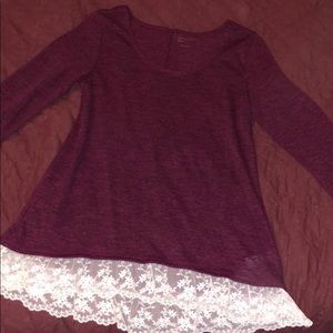 Maroon blouse